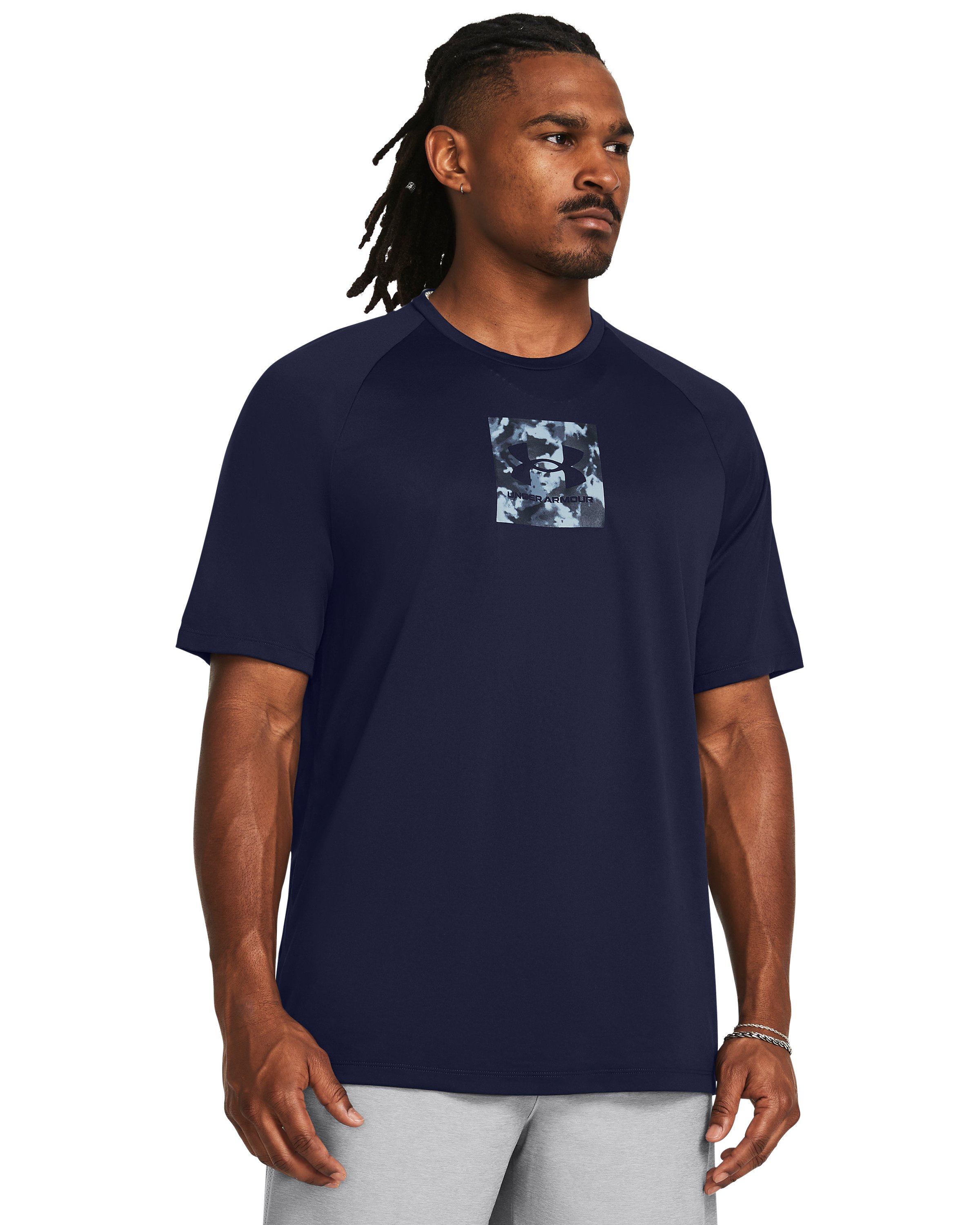 UA Tech Print Men's Short Sleeve 21