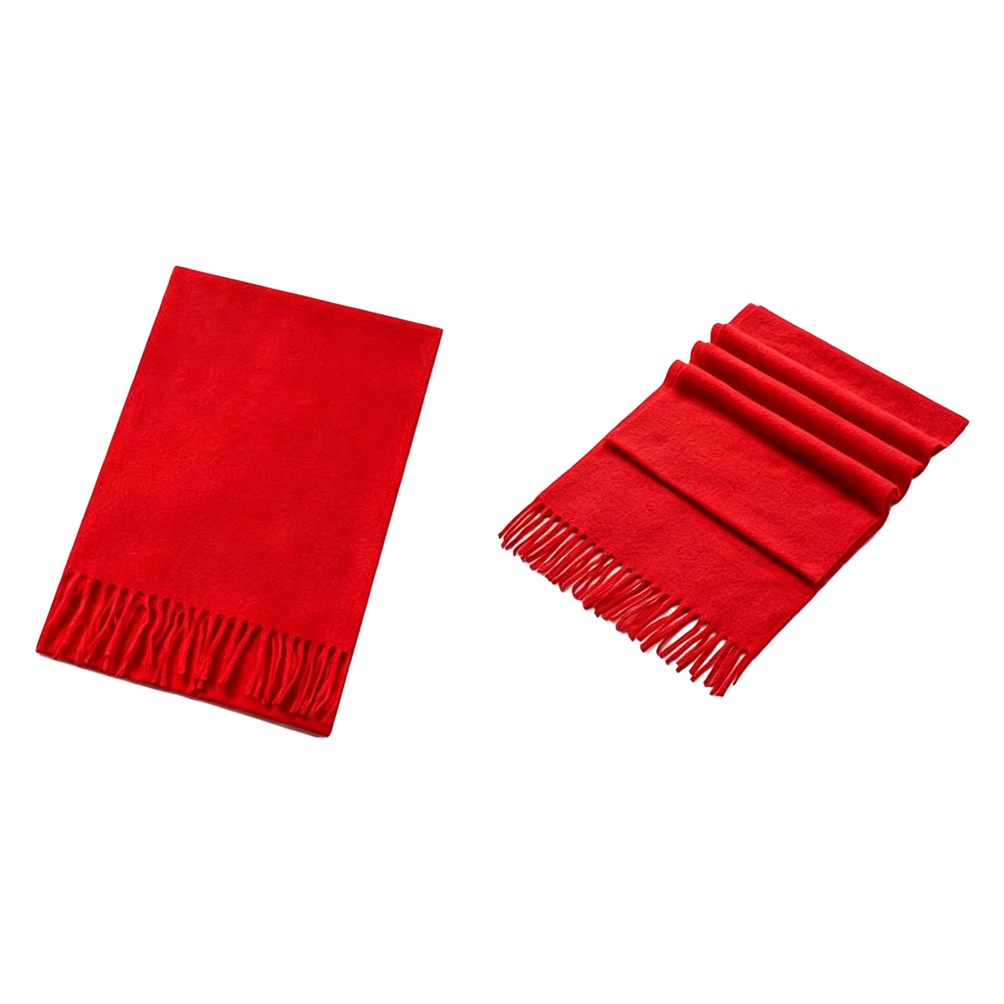 70.9 Inch Red Vegan Cashmere Scarf 5
