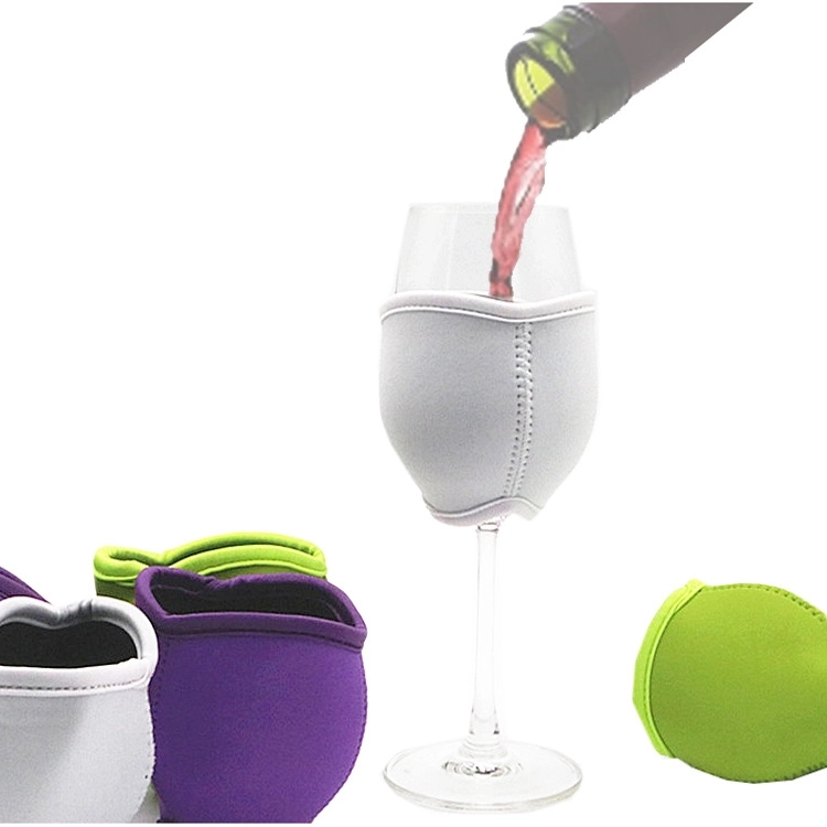 Neoprene Wine Glass Holder Goblet Cooler Cover Sleeve