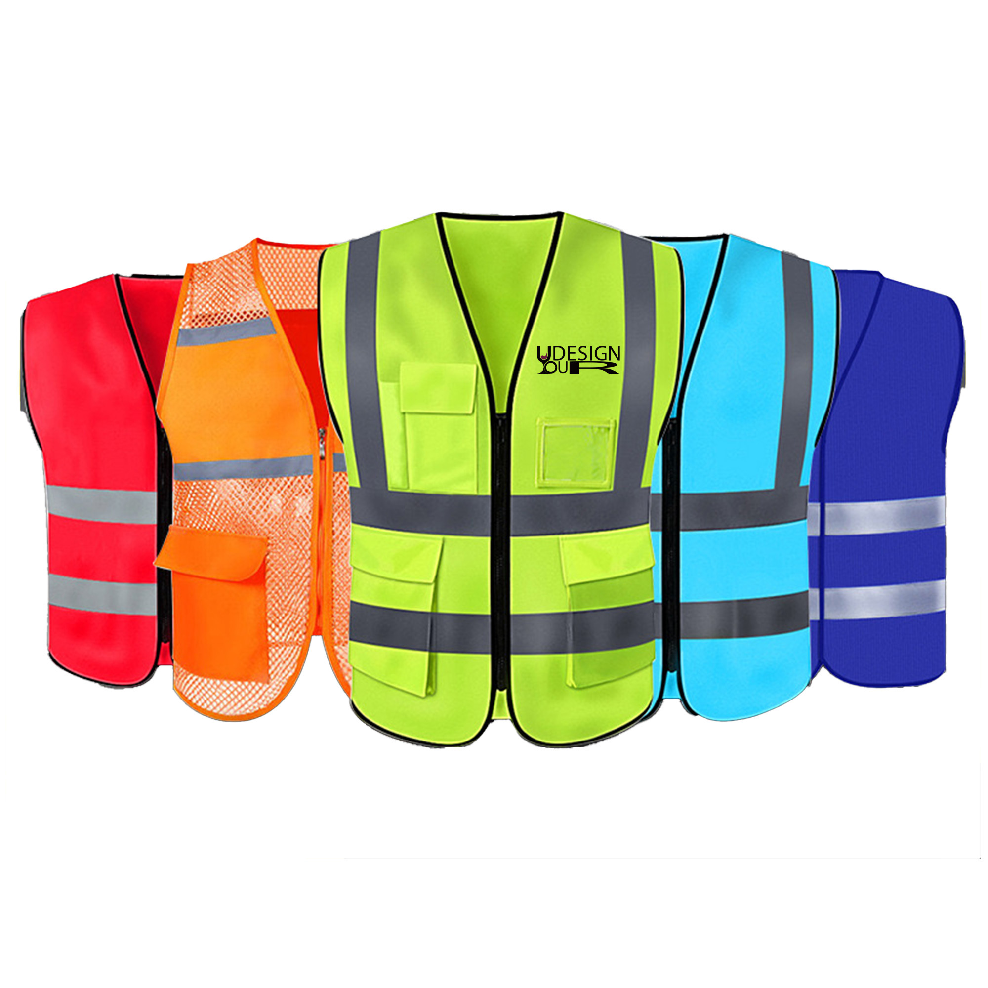 Adult safety reflective vest Volunteer 3