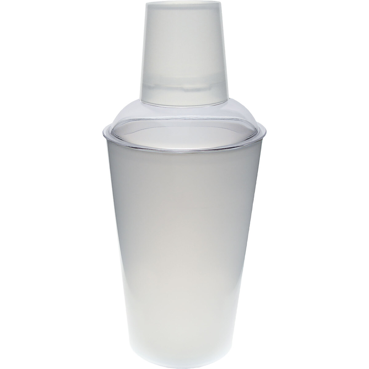 FEOOWV Shaker Per Cocktail In Plastica Resina PP Trasparente – 300 Cc, Con Coperchio, Lavabile In Lavastoviglie, Per Bar E Cucina