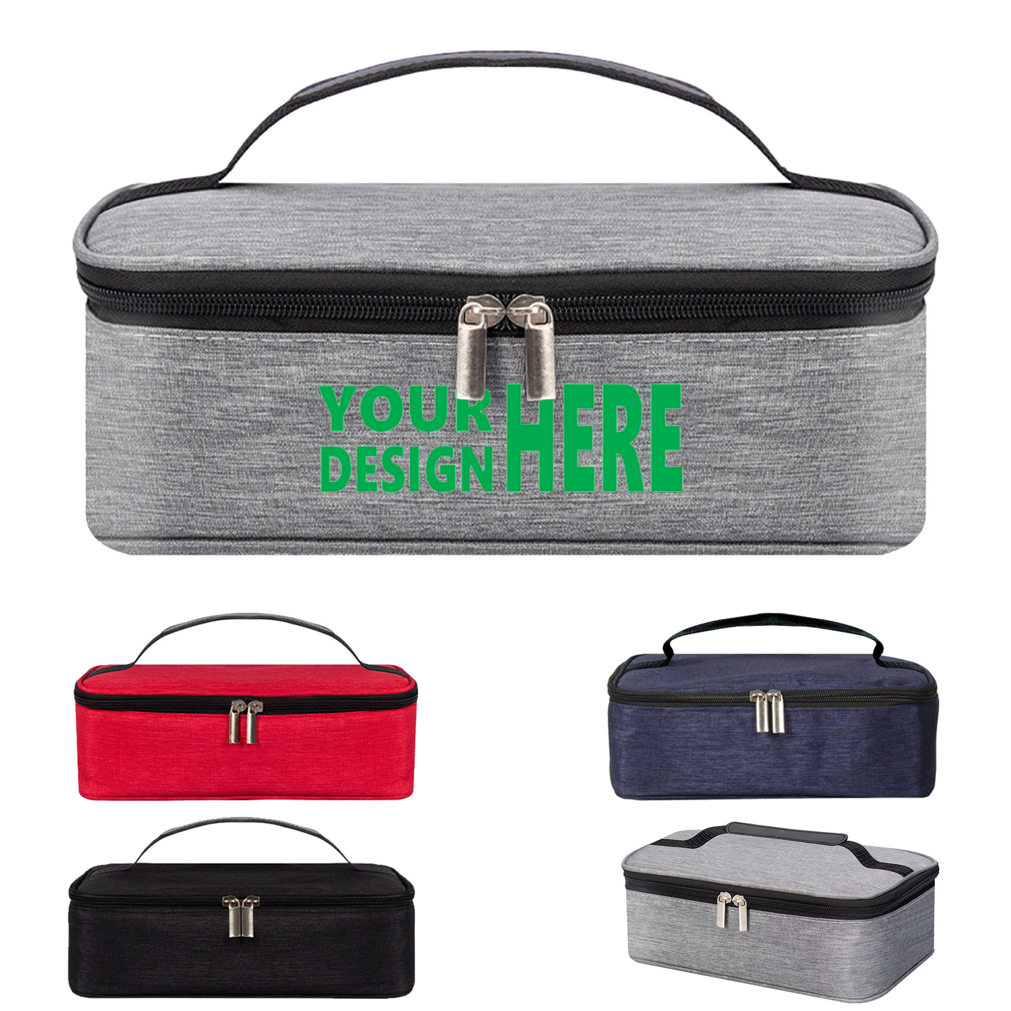 Small Capacity Portable Oxford Cloth Insulated Lunch Box
