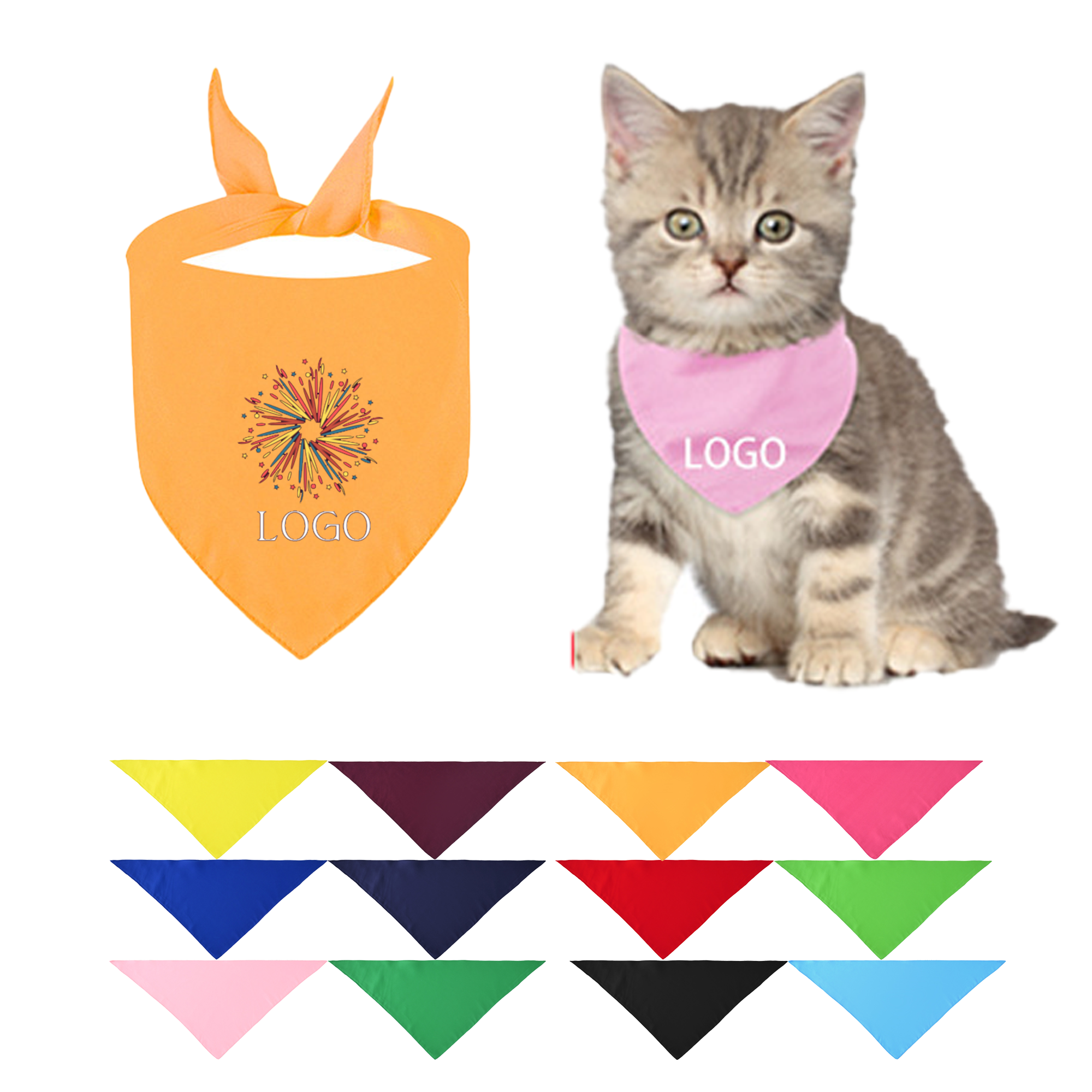 Pet Scarves In Various Colors 5