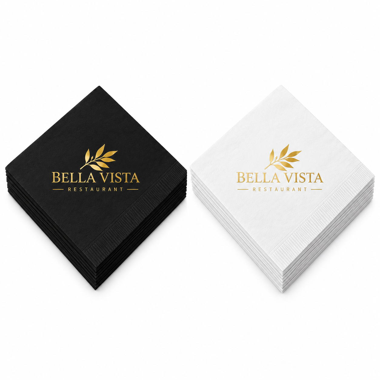 13" Foil Stamped Restaurant Paper Napkin