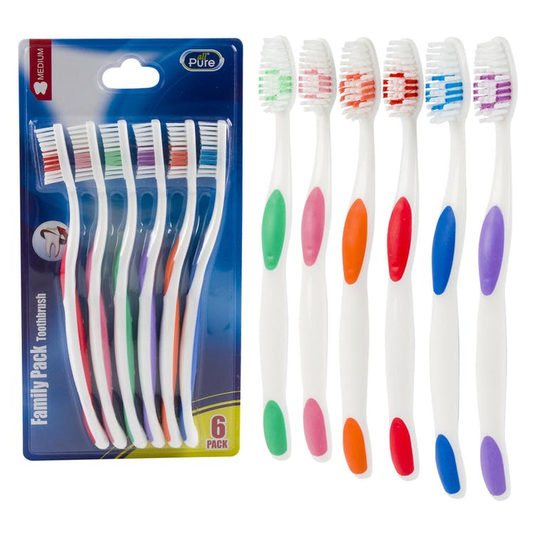 Adult Toothbrushes - Assorted 6 Pack 2