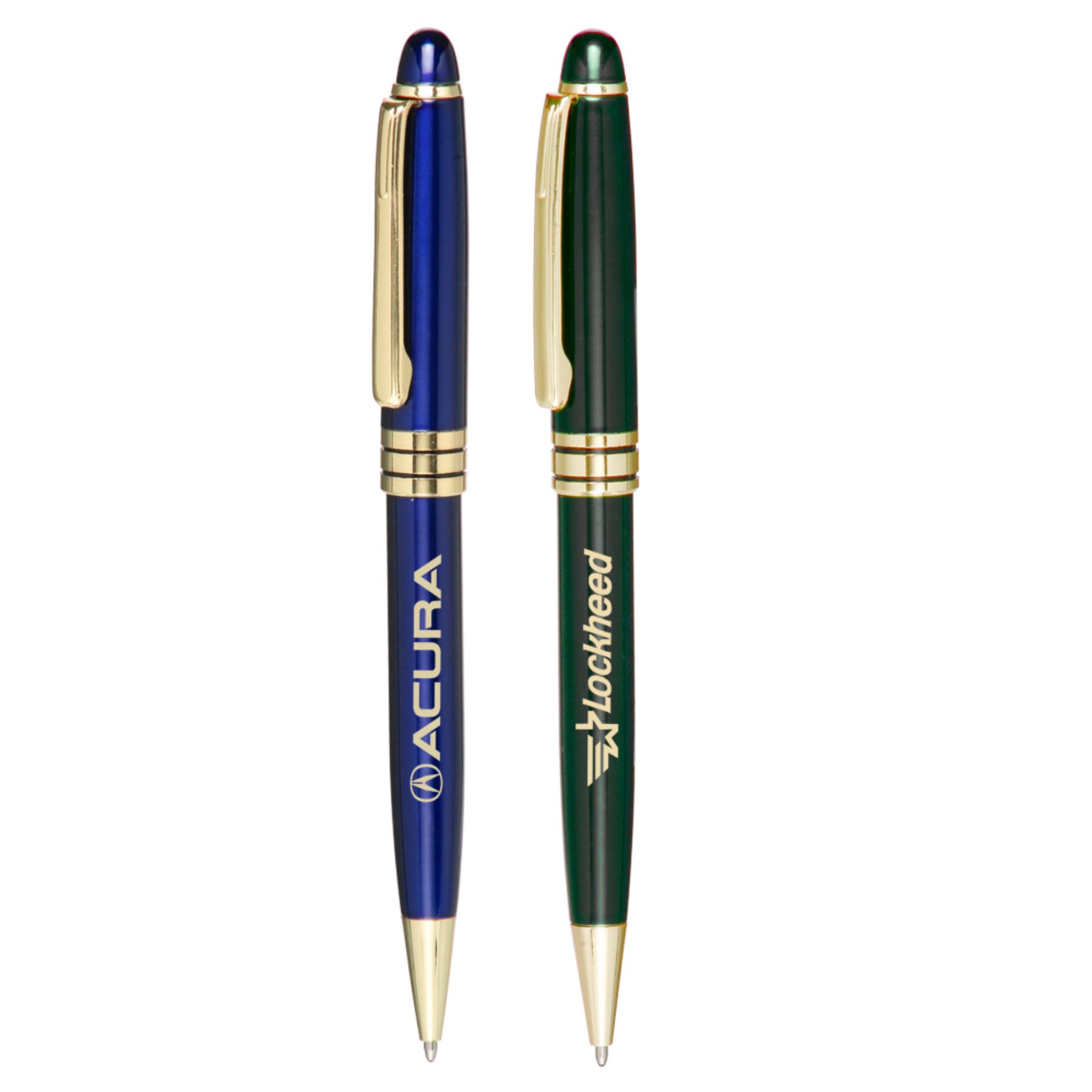 Executive Twister Gold Trim Pens