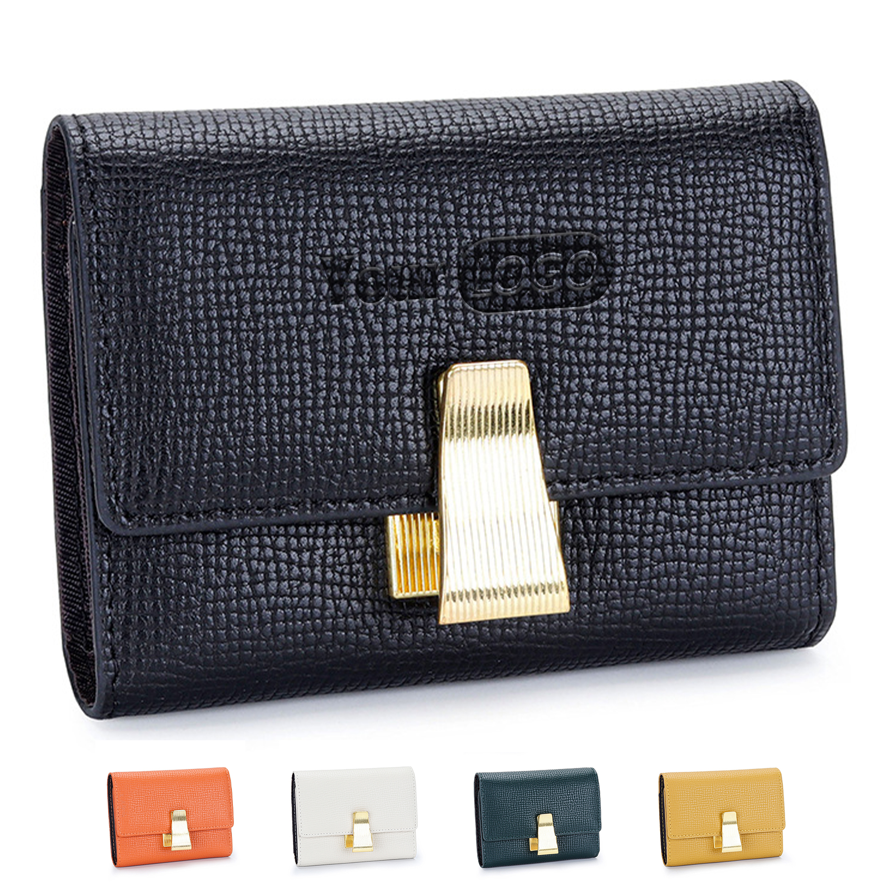Genuine Leather Exquisite multi-card ID bag 8