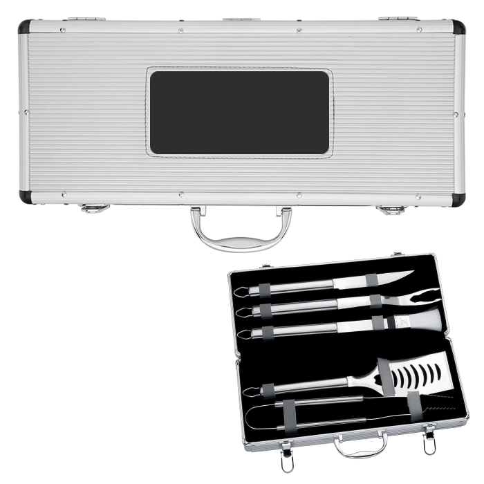 5 Piece Deluxe BBQ Set - BBQ5 | Hammond Greetings & Promotions