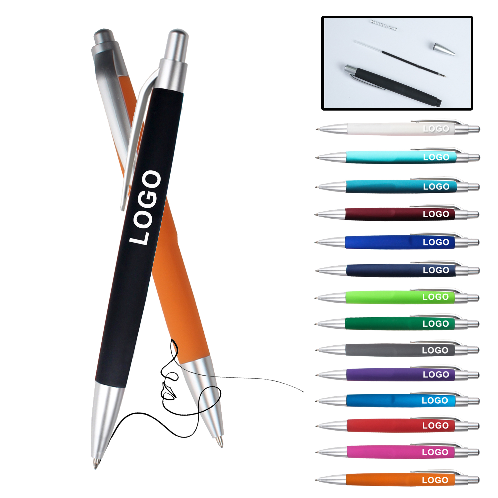 MOQ 30 PCS Promotional Ballpoint Pens 4