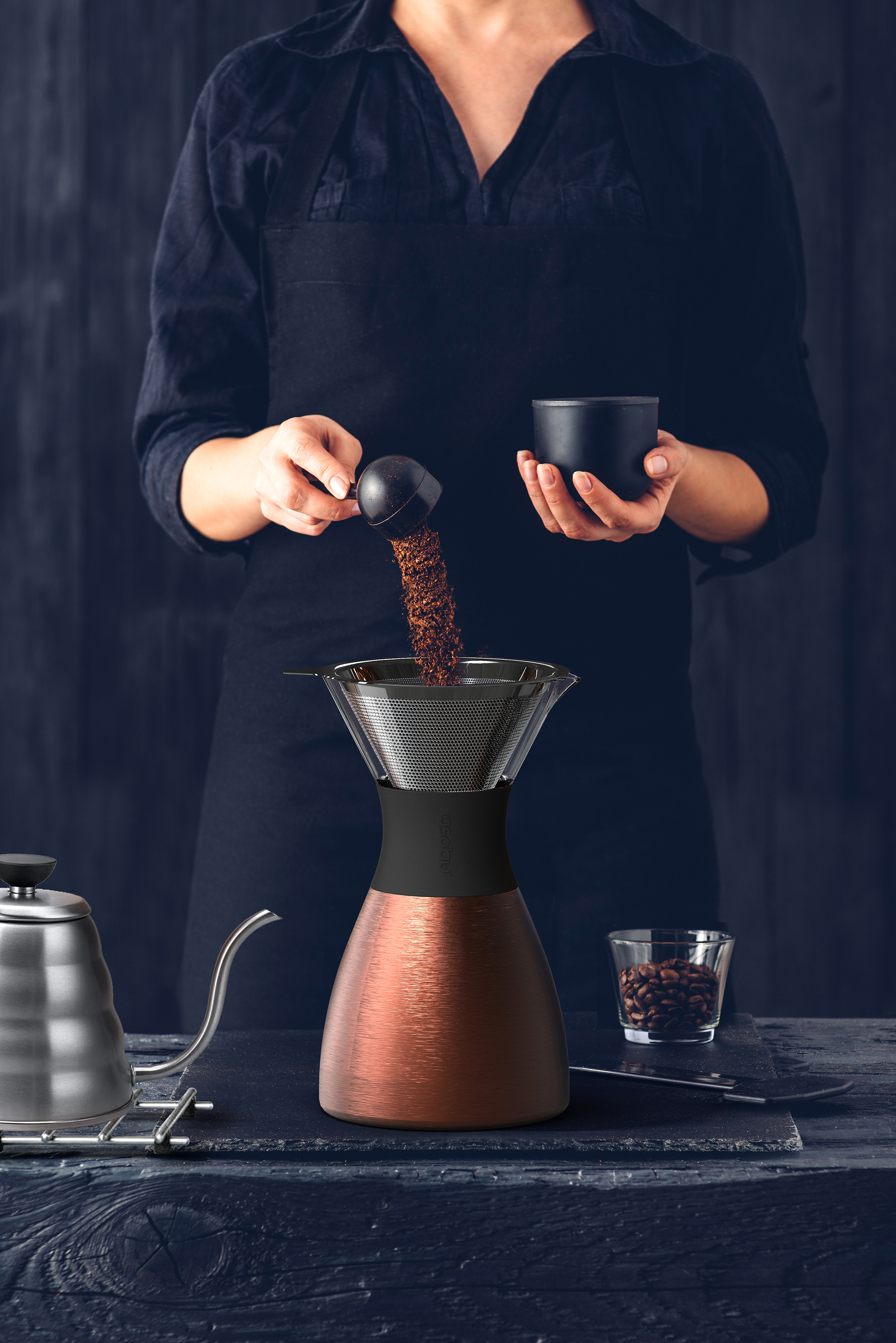 Asobu 40 Oz. Pourover Insulated Coffee Maker 35
