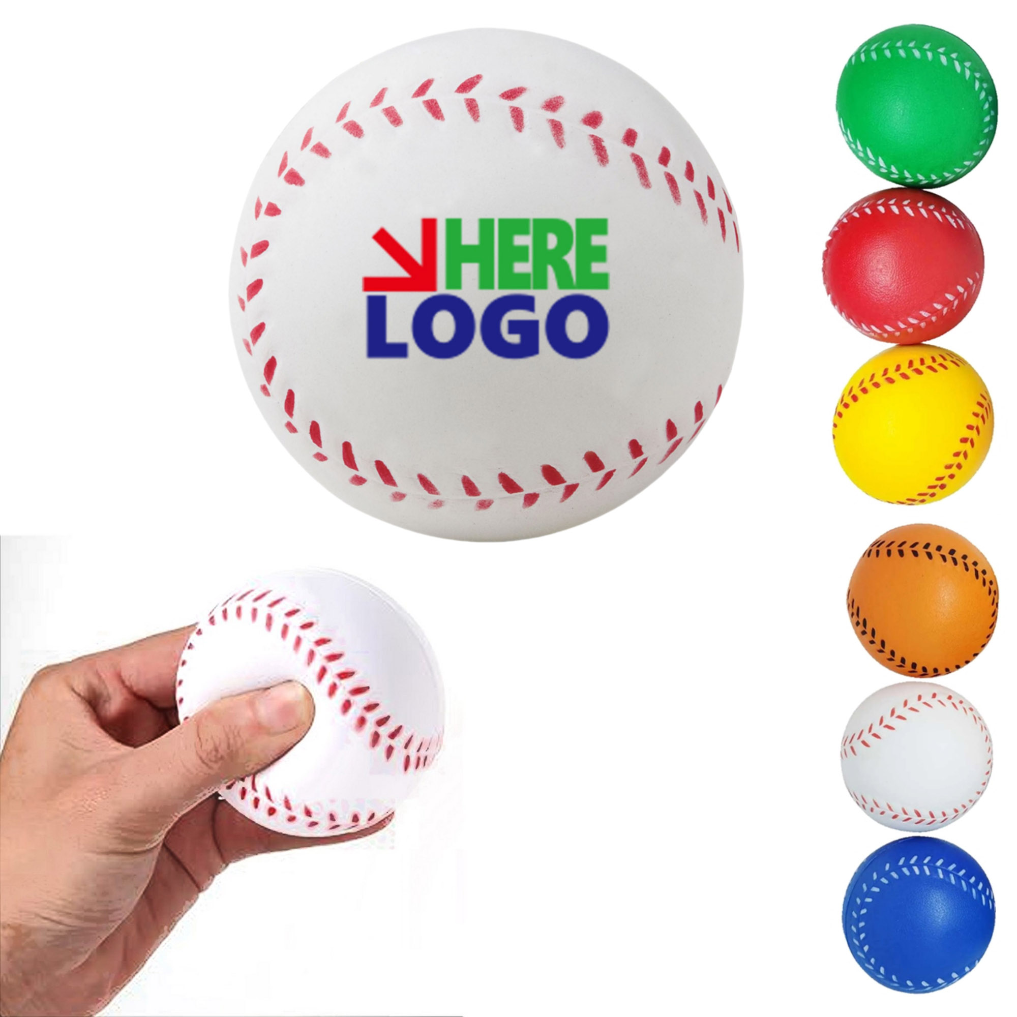 Elastic Baseball Stress Ball 4