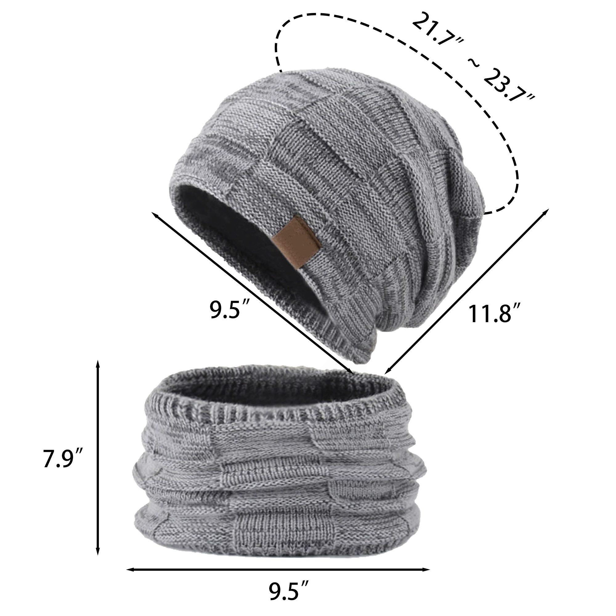 Hat and Scarf Matching Set 6
