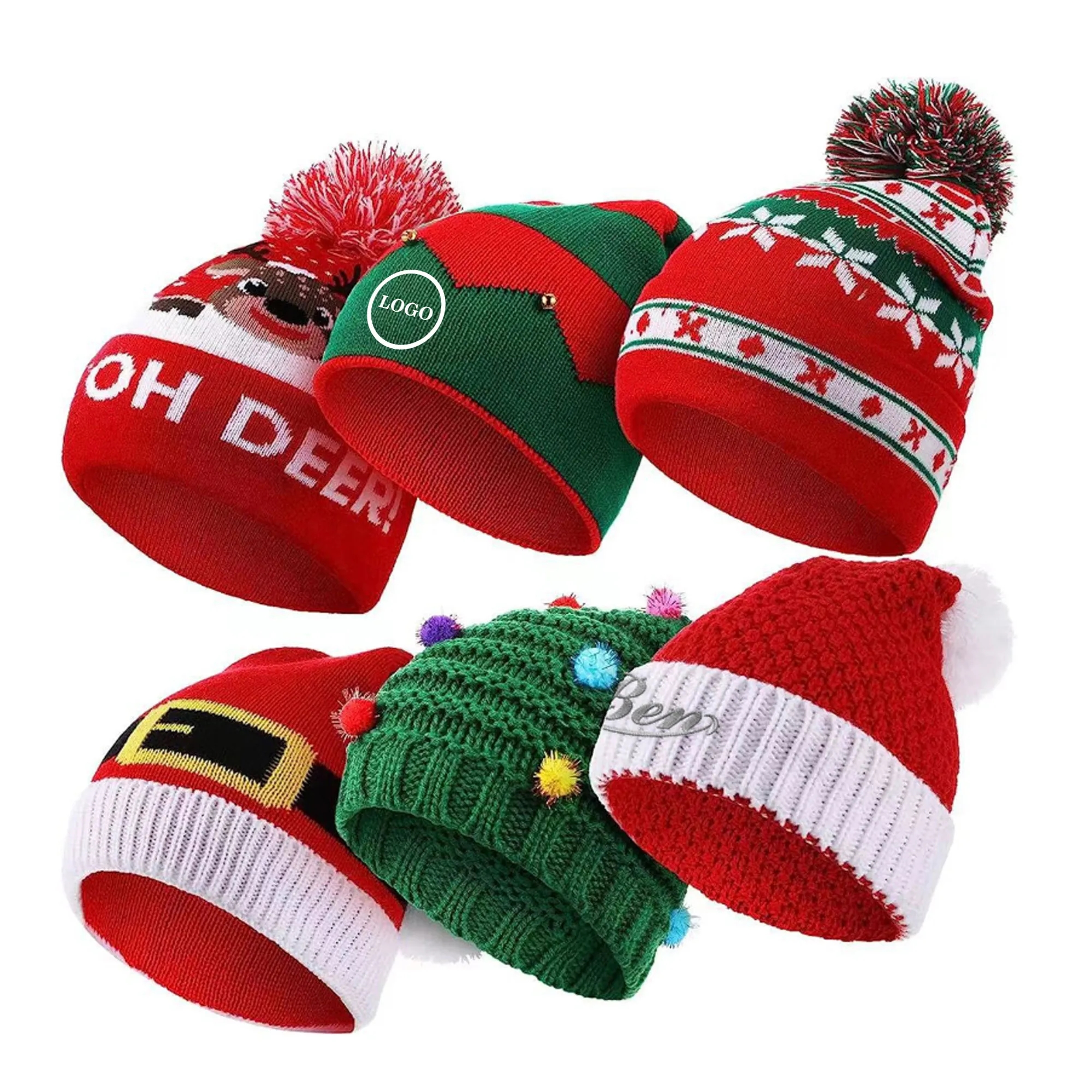 Festive Knit Christmas Cap 10