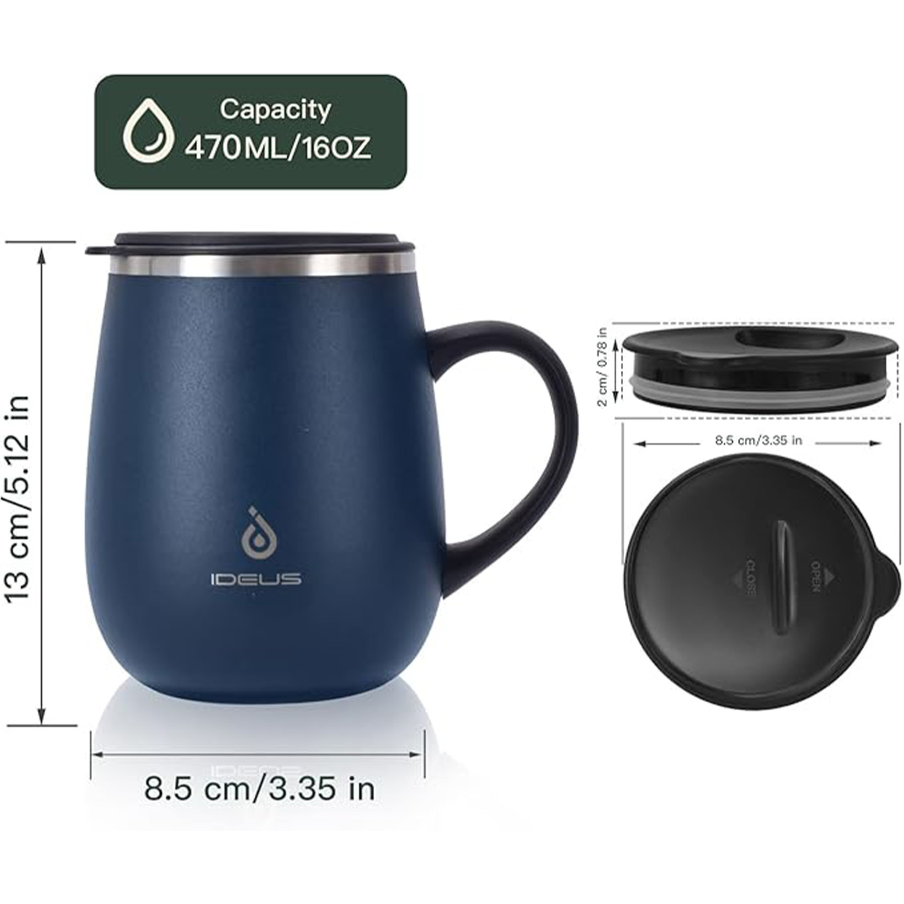 16 Oz Insulated Coffee Mug 35