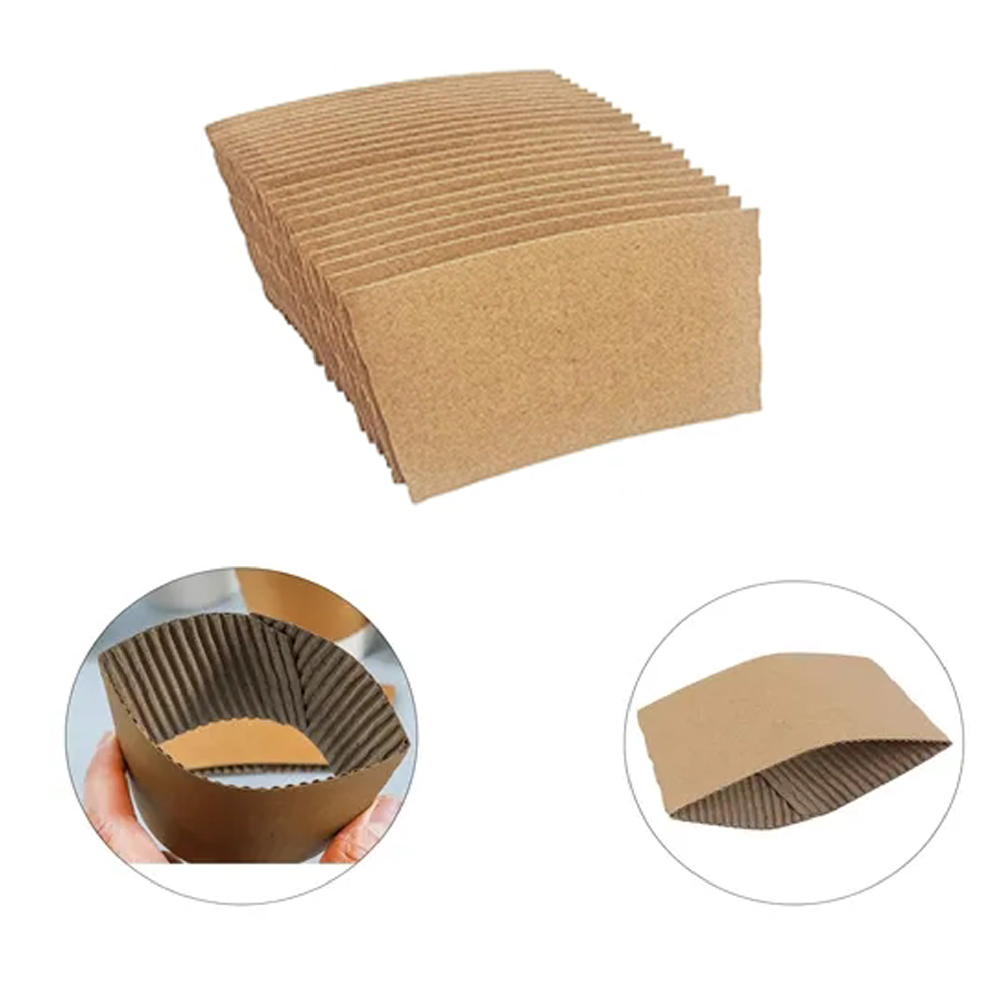 Corrugated Hot And Cold Drink Cup Sleeve 5