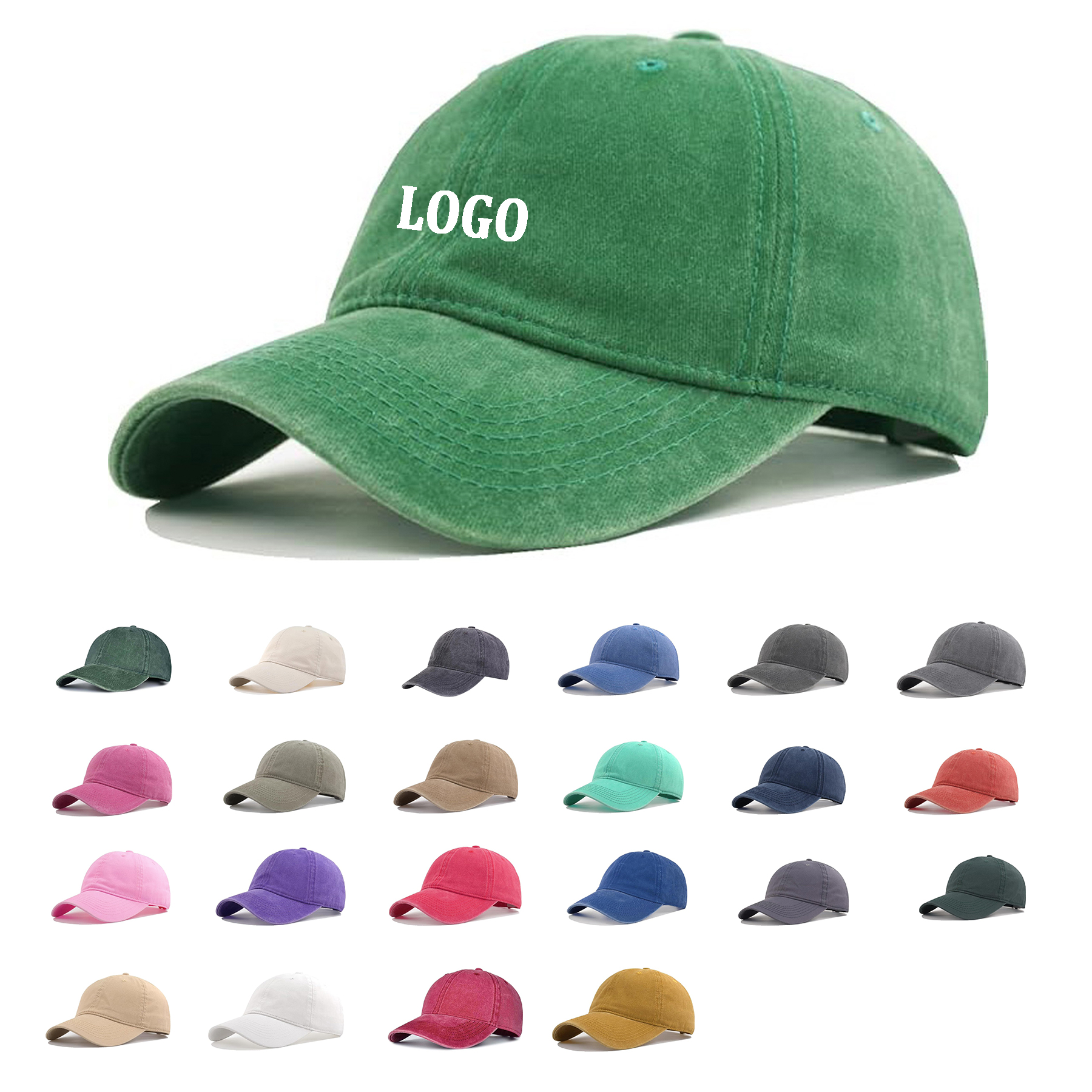 Vintage Washed Baseball Cap 1