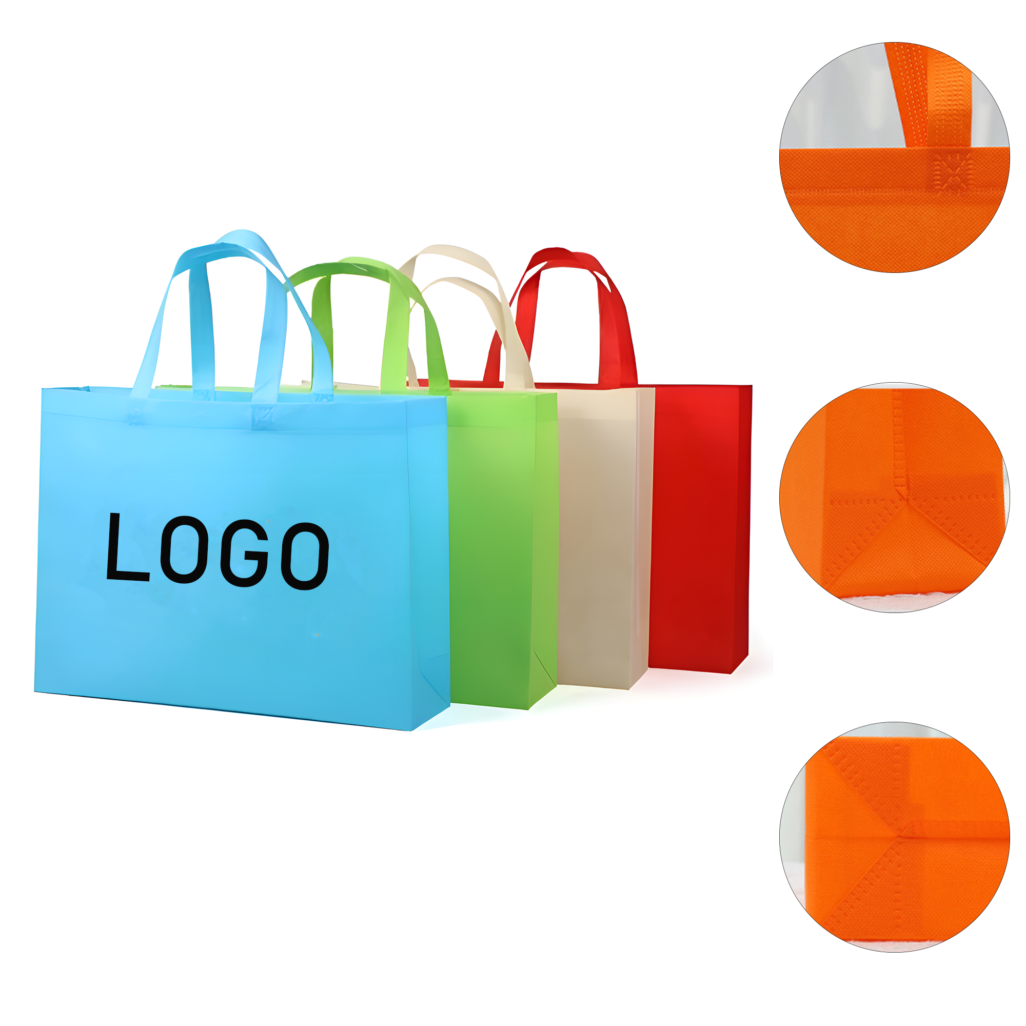 Non-Woven Reusable Shopper Tote Bags 2