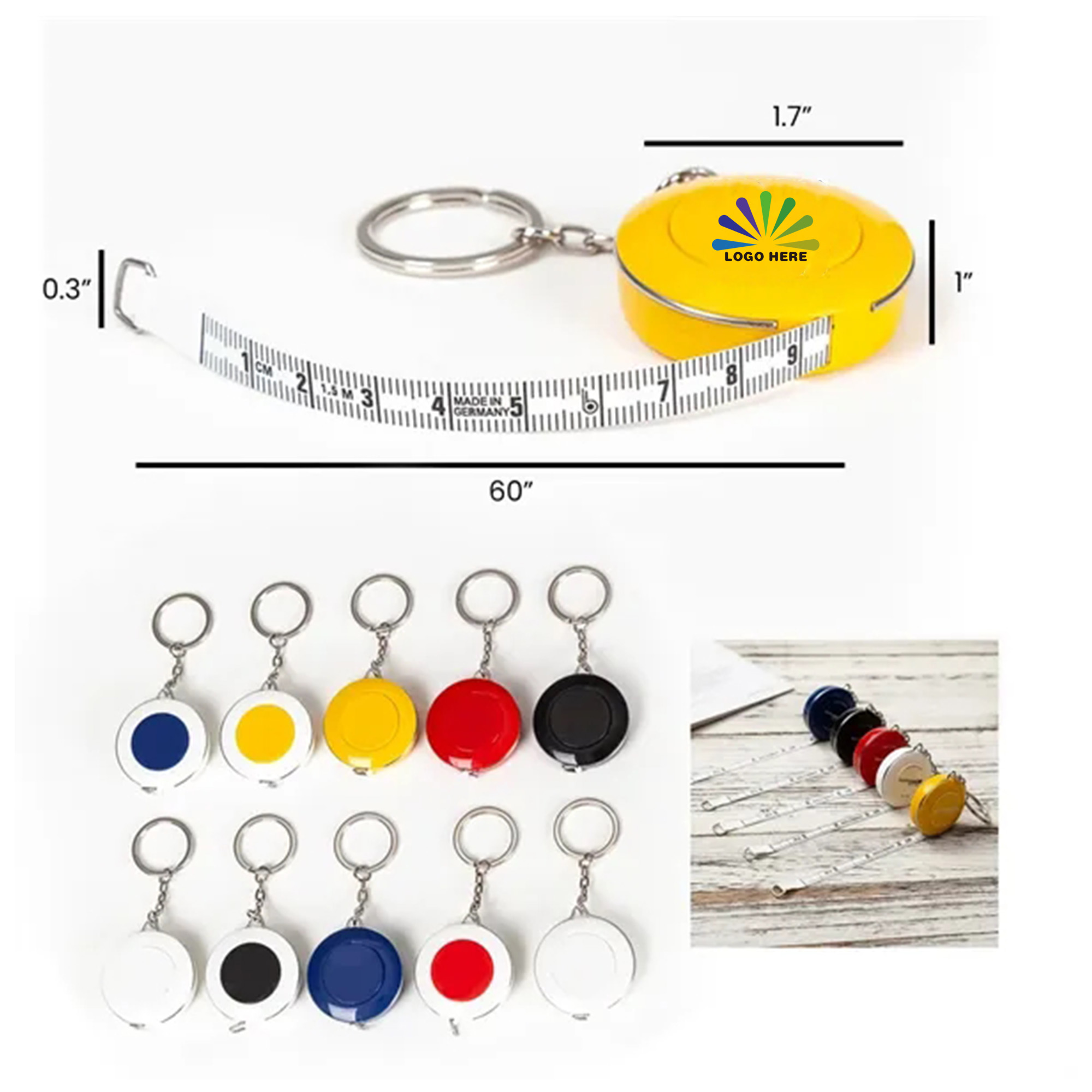 Keychain Tape Measure