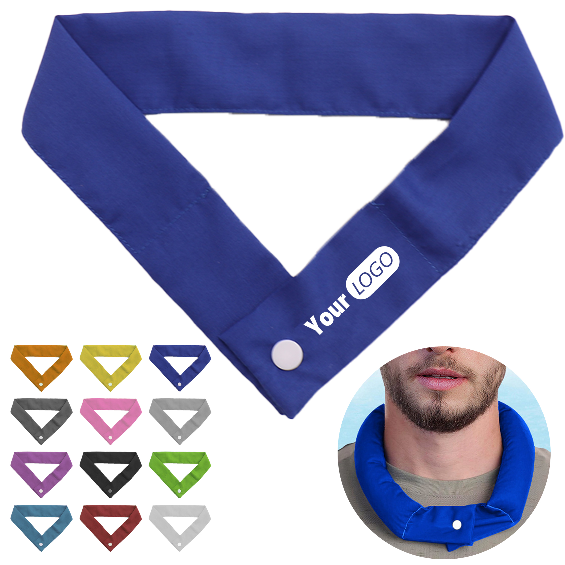 Polyester Cotton Cooling Neck Wrap 3