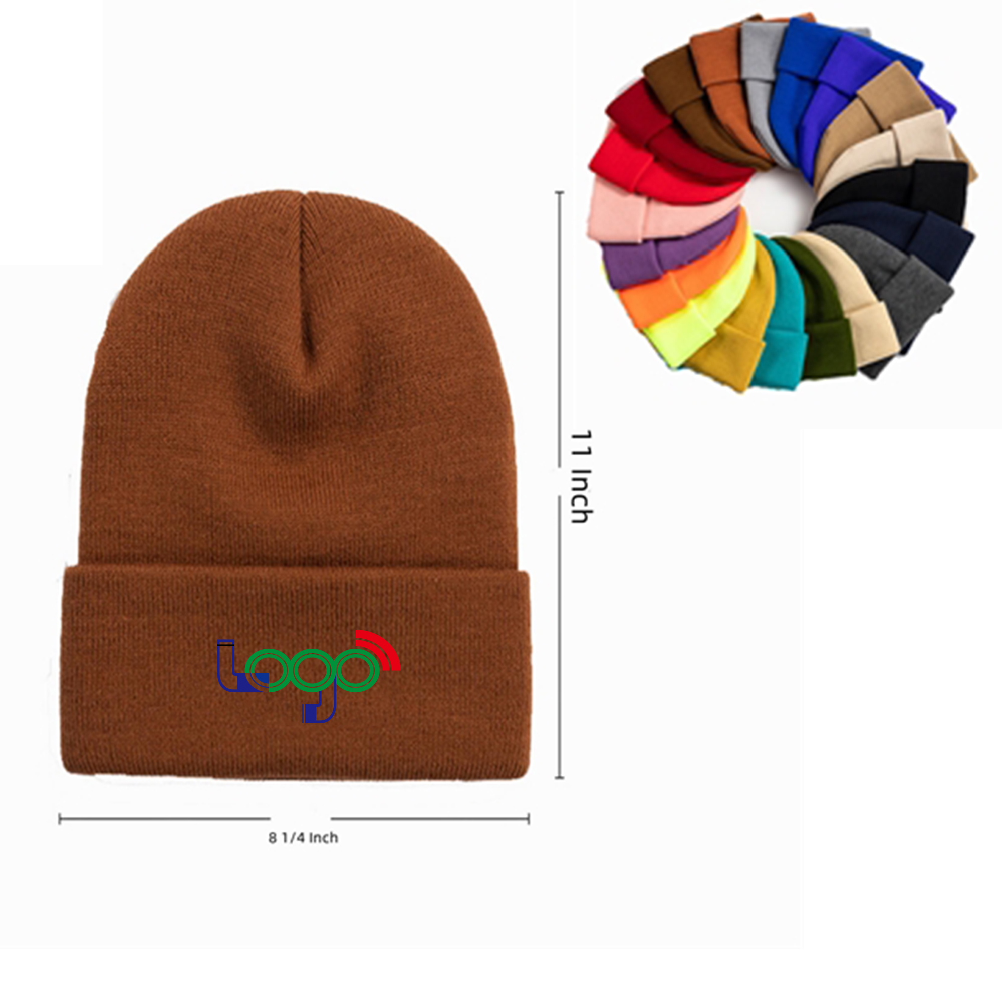 Warm Pom Knitted Acrylic Hat