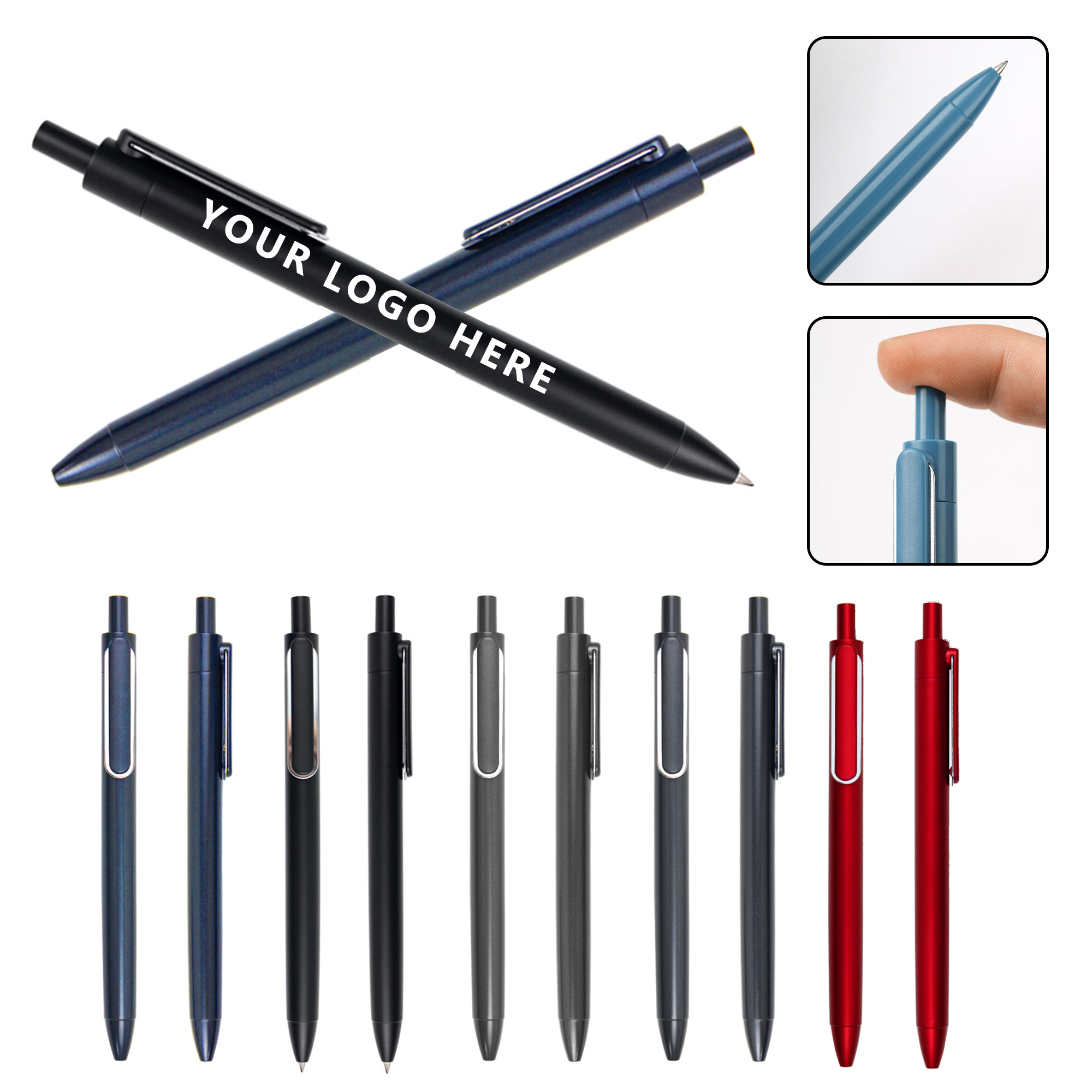 Push-Button Gel Ink Pen