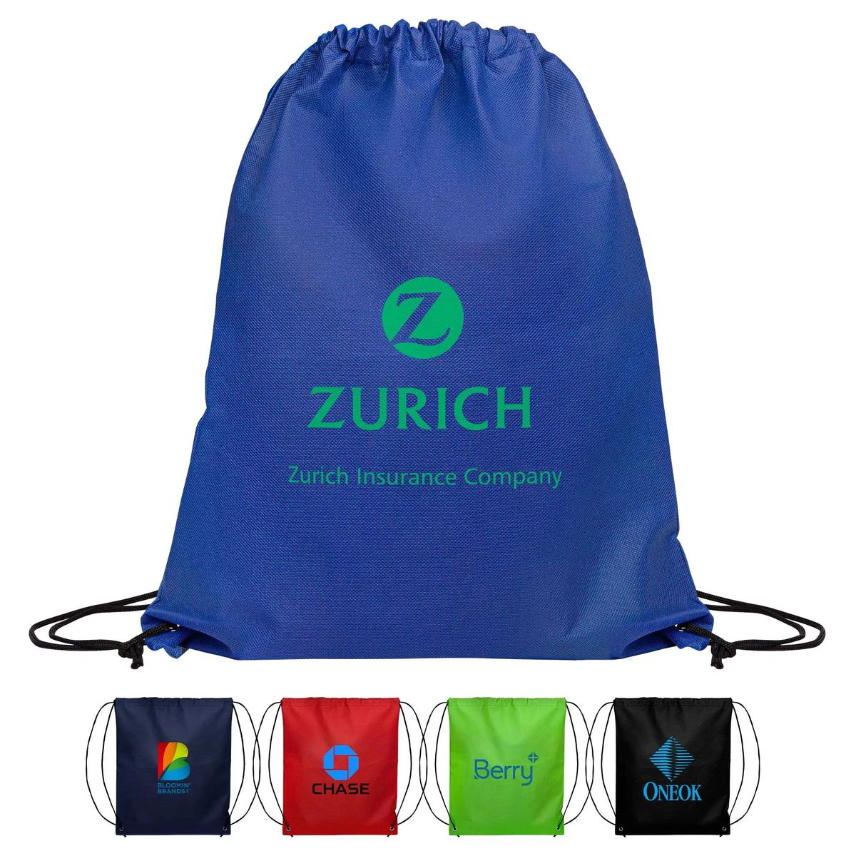 14.5 x 17.5 Eco-Friendly 80GSM Non-Woven Drawstring Backpack