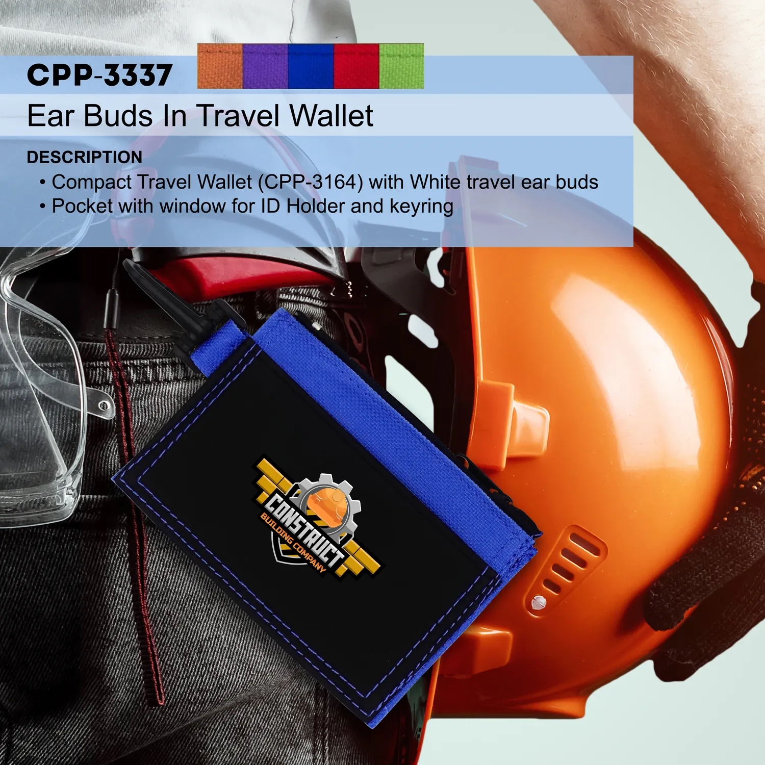 Ear Buds in Travel Wallet 3