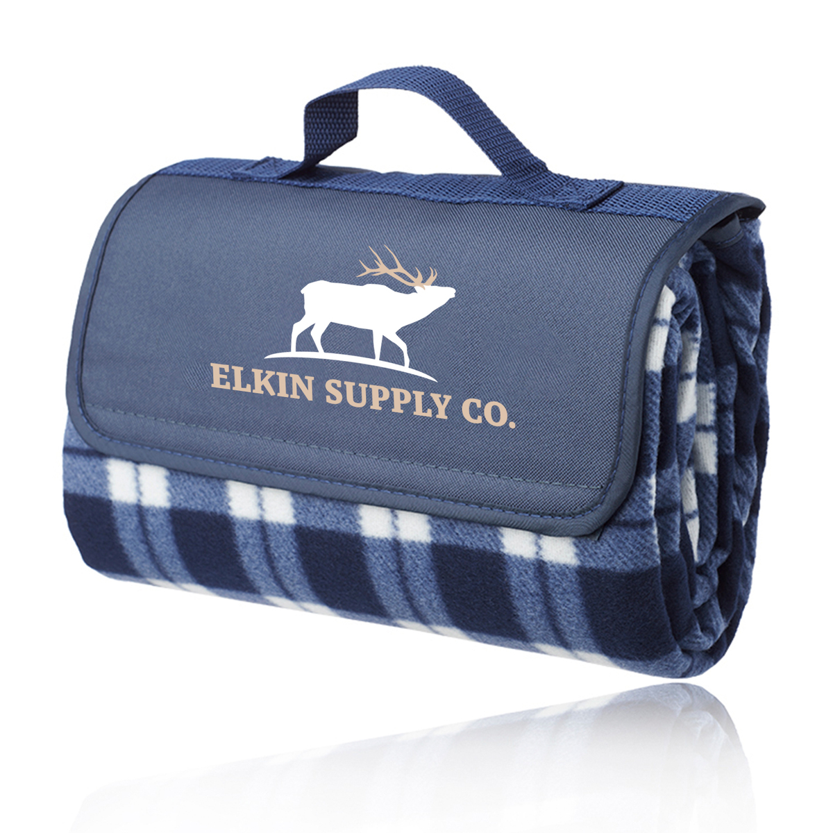 Montclair Roll-Up Picnic Blanket (2 Color Imprint)