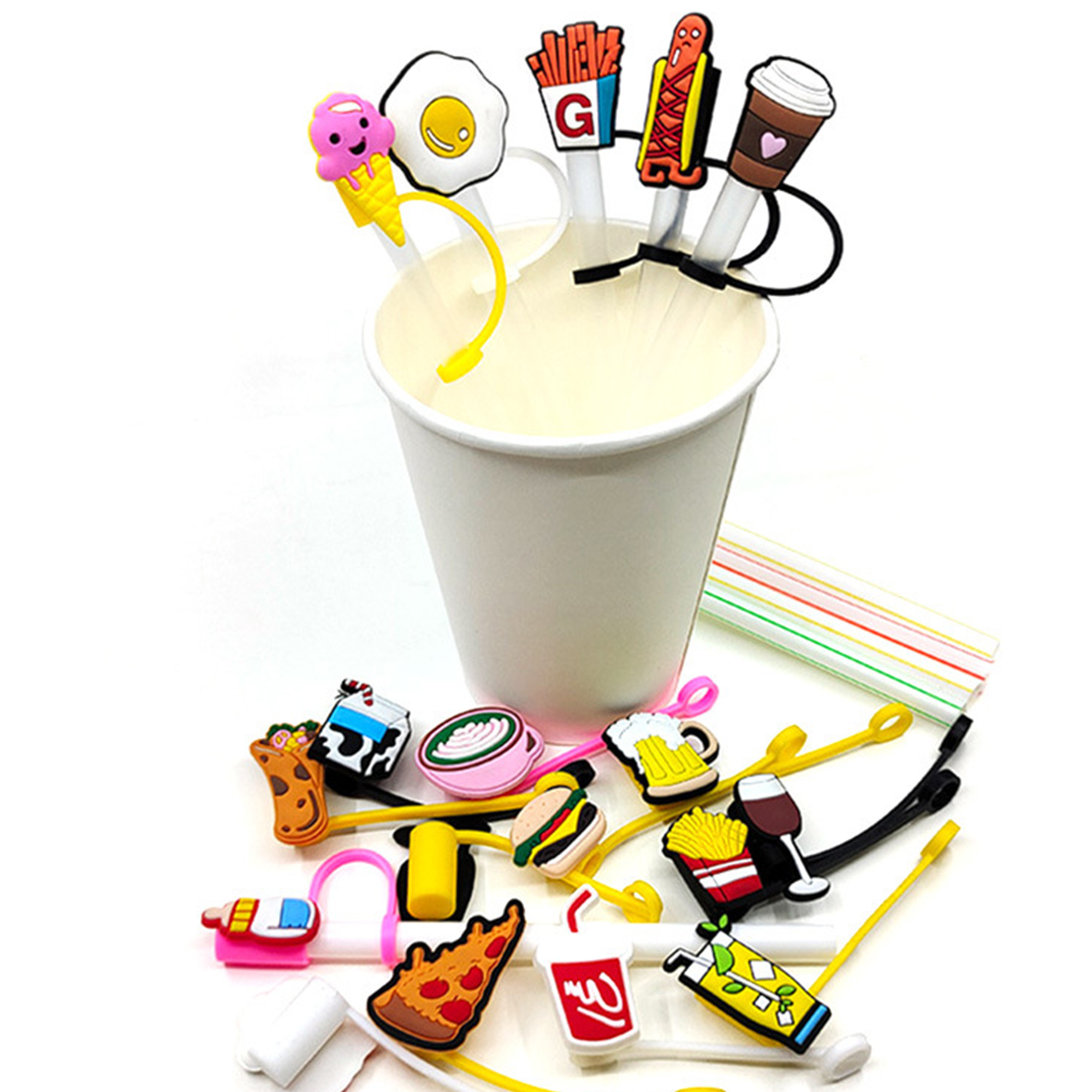 Silicone Easter Straw Topper Compatible Tumbler 6