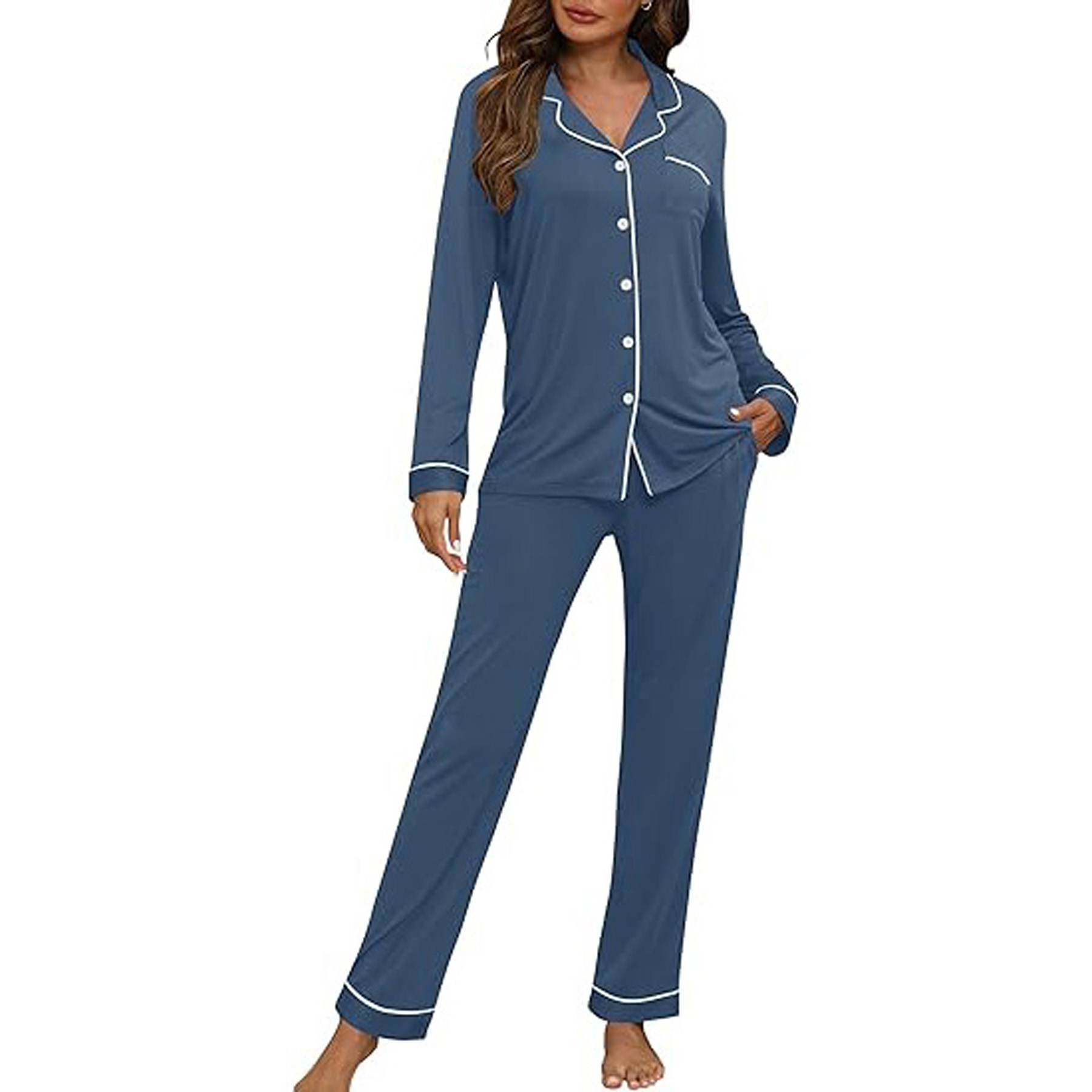 Women's Long Sleeve Pajama Set 14