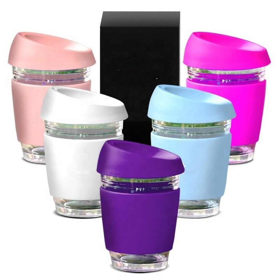 Glass Reusable Coffee Cup