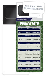 Pro Football Schedule Magnet - Peel and Stick Business Card (3.5x9)