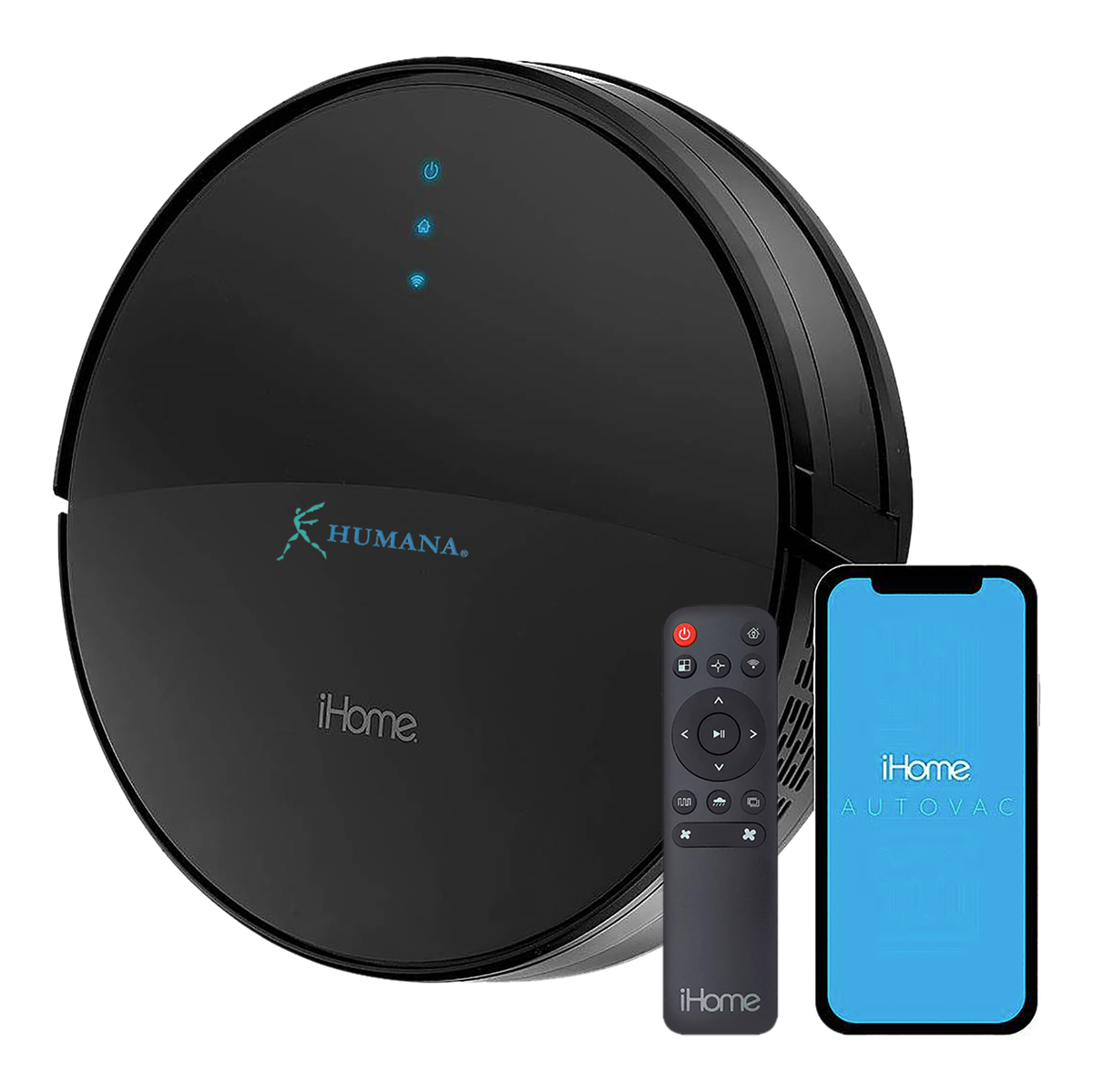 iHome AutoVac Eclipse WiFi Connected Robot Vacuum IHECLIPSEV