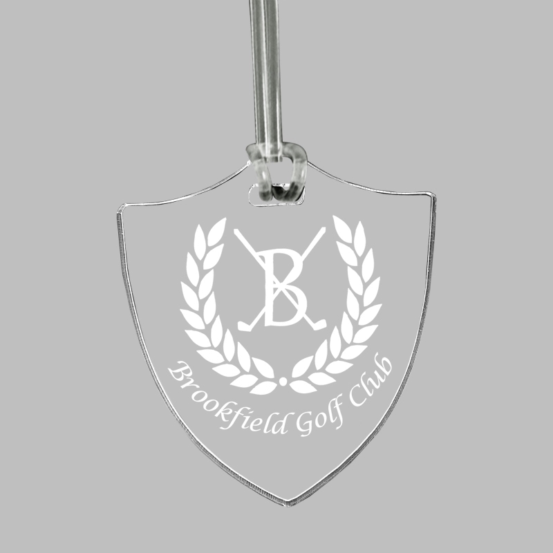 Custom Acrylic Laser Etched Bag Tag 15