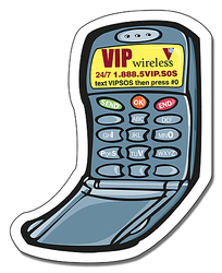 Magnet - Cell Phone Shape (2.5x3.125) 40 Mil Outdoor Safe