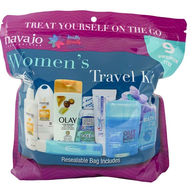 Women's Zip Bag Travel Kits - 9 Piece 3