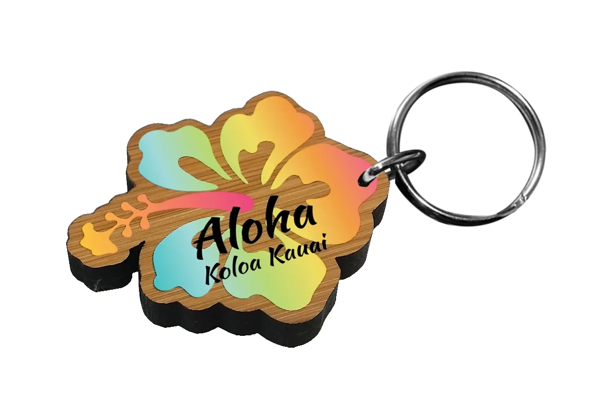 Ultra Vivid Bamboo Keychains 23
