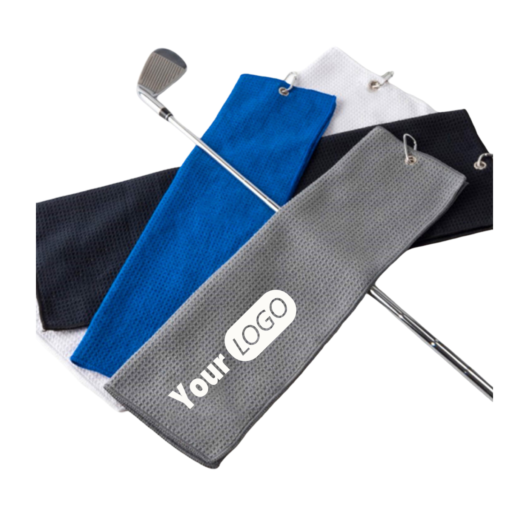 Golf Towel 16" x 20" Featuring Grommet and Hook 5
