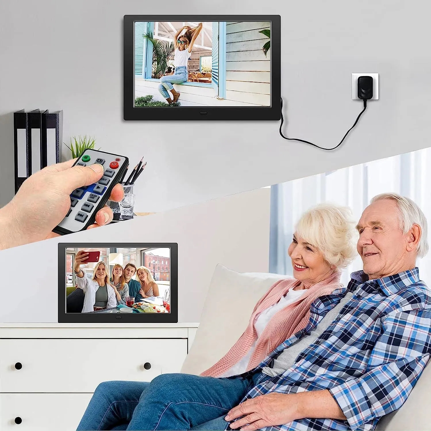 10.1 Inch USB Digital Picture Frame with Remote 21