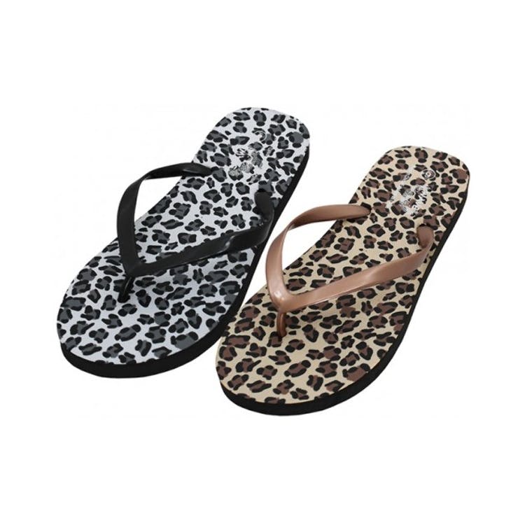 Women's EVA Flip Flops - Sizes 6-11 2 Animal Prints 3