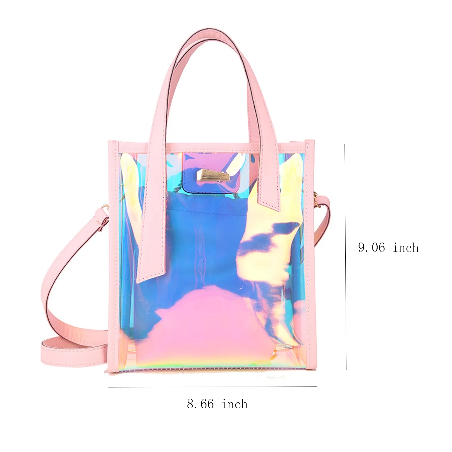 Holographic Rainbow Iridescent Handbag for Sports 6