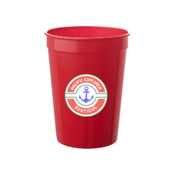 12 oz. Fanatic Plastic Stadium Cup (Full Color Imprint)