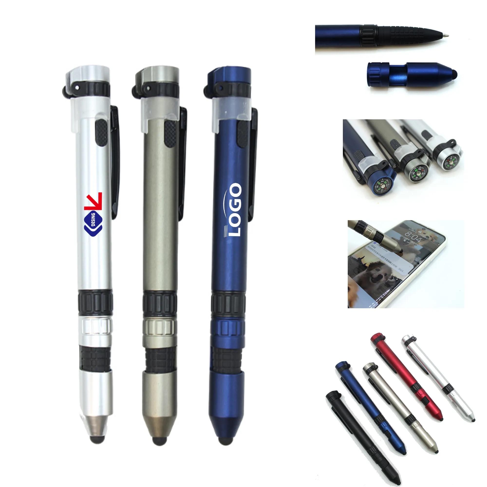 Six-in-one Multi-function Tool Pen MOQ 100pcs 10