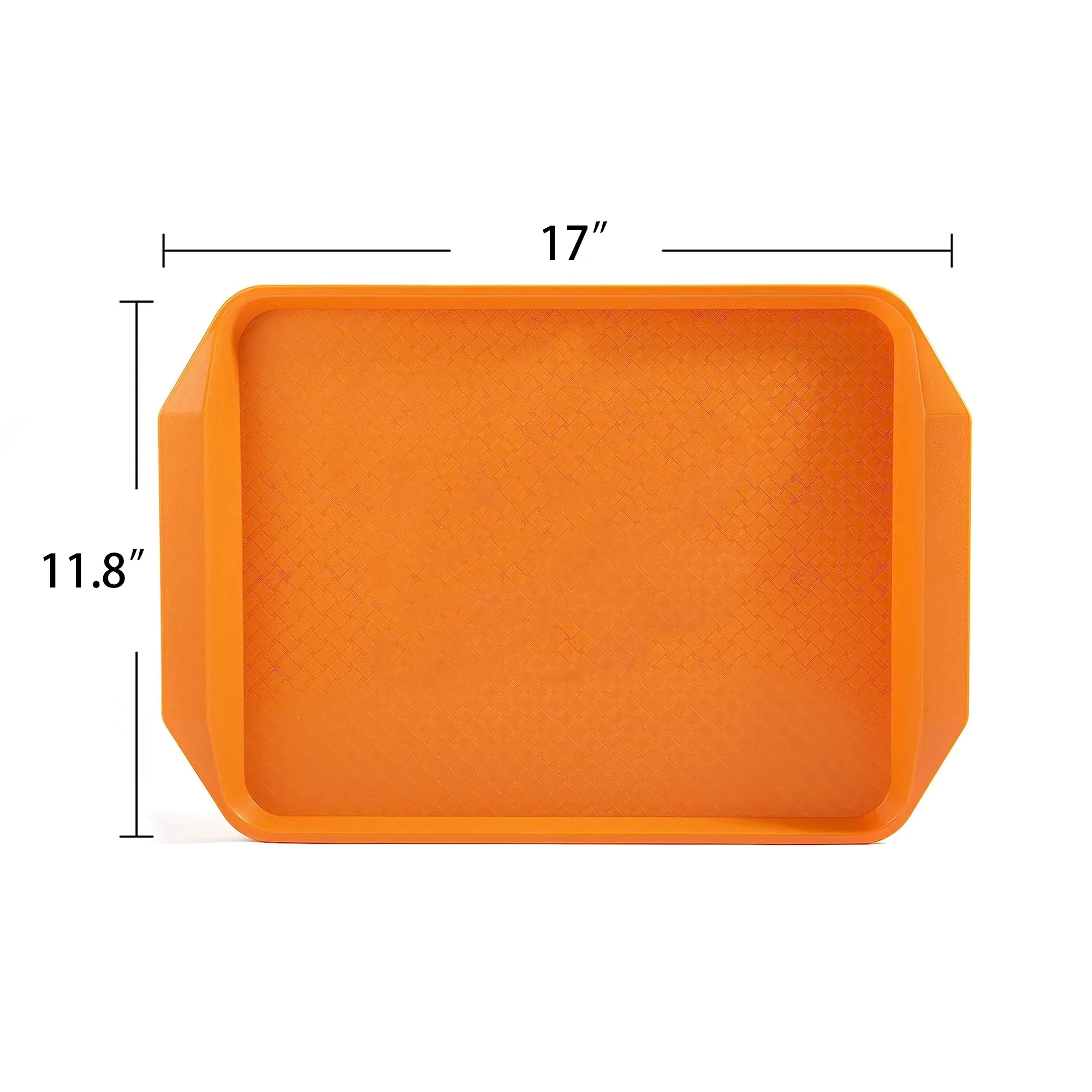 MOQ 20pcs Hotel Restaurant Square Amphora Plastic Tray 7