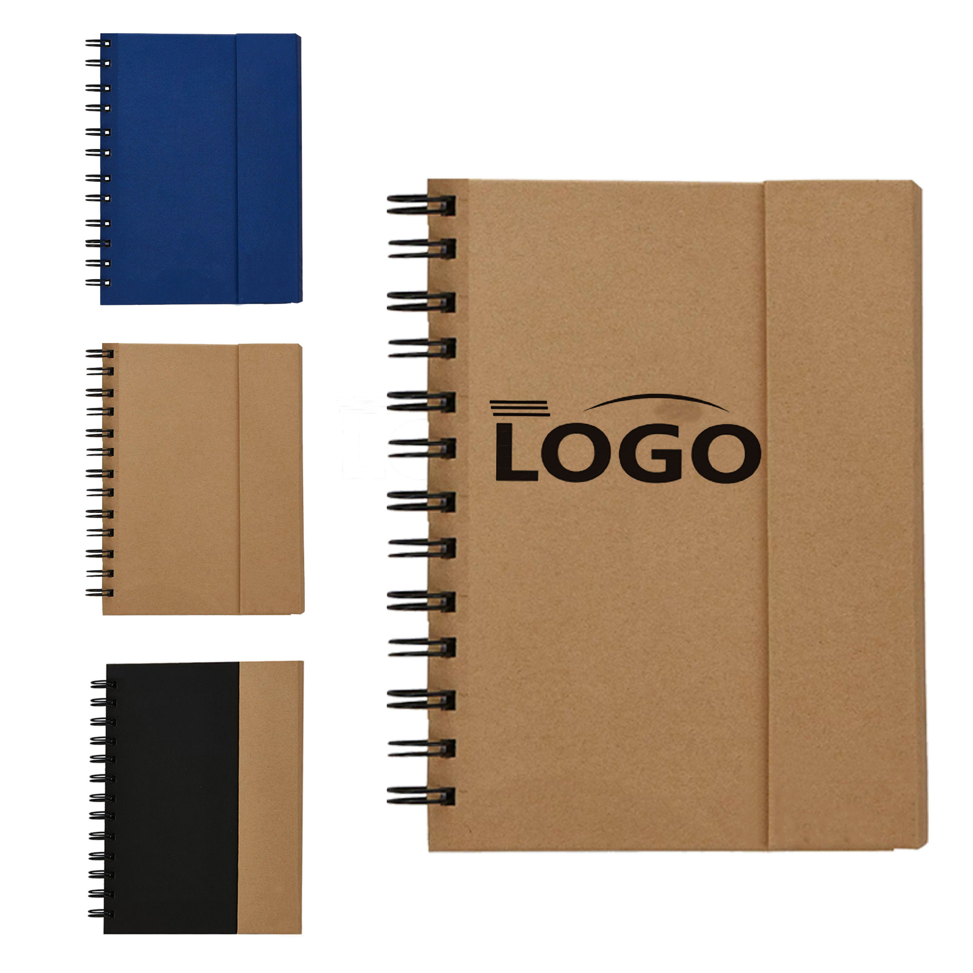 Notebook With Stickers and Pen