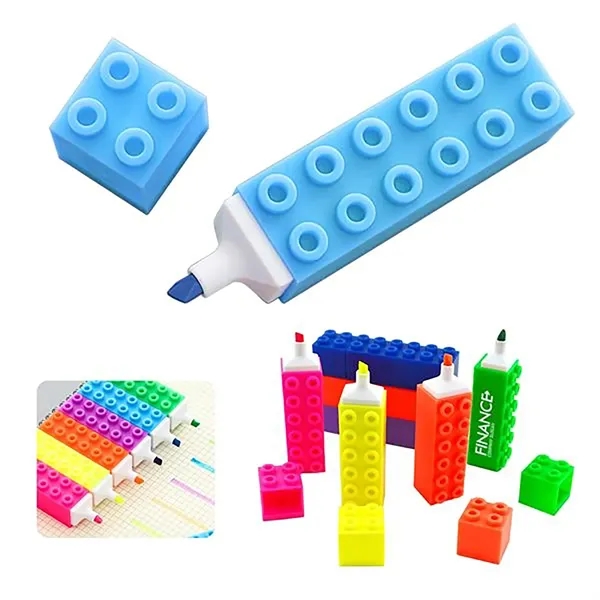 Building Block Highlighter Pen