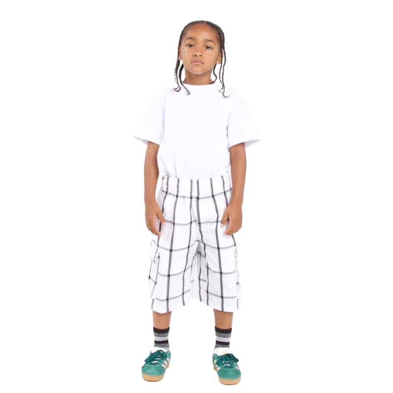 Shaka Wear Youth Plaid Shorts BASHKP Unlimited Opportunities
