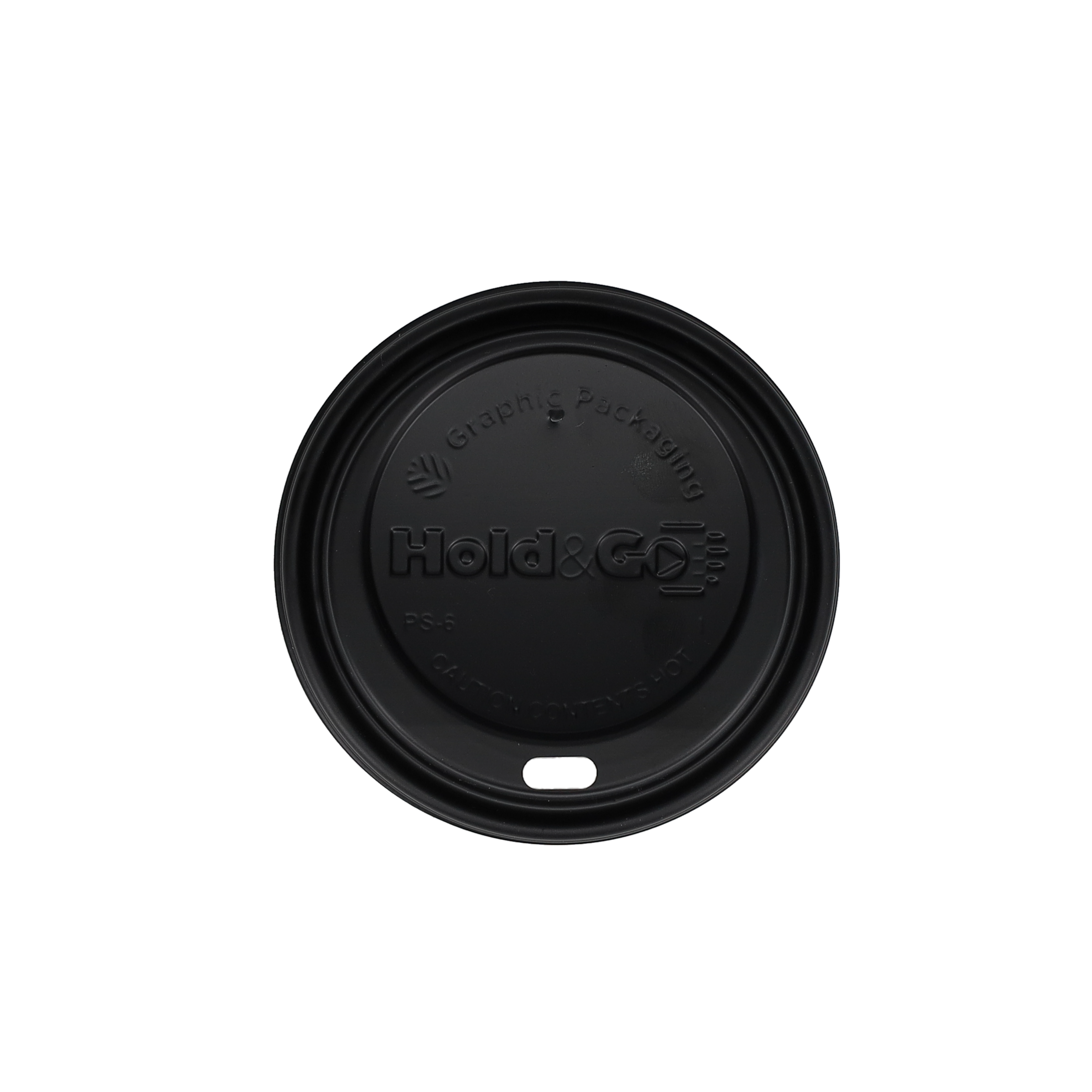 8 oz Paper Cup Insulated Domed Lid Black 4
