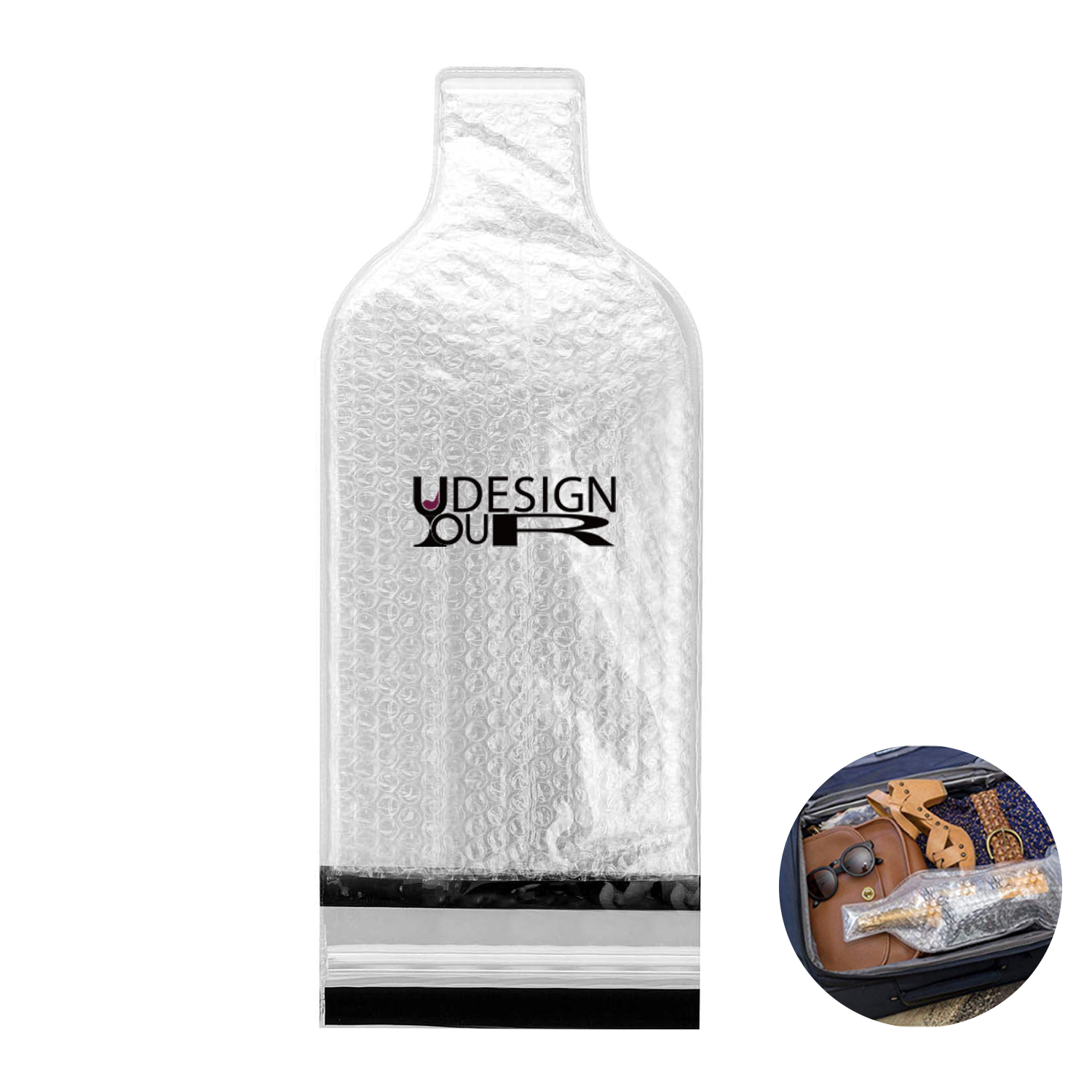Travel Wine Protector Bag, Leak-Proof Design 3
