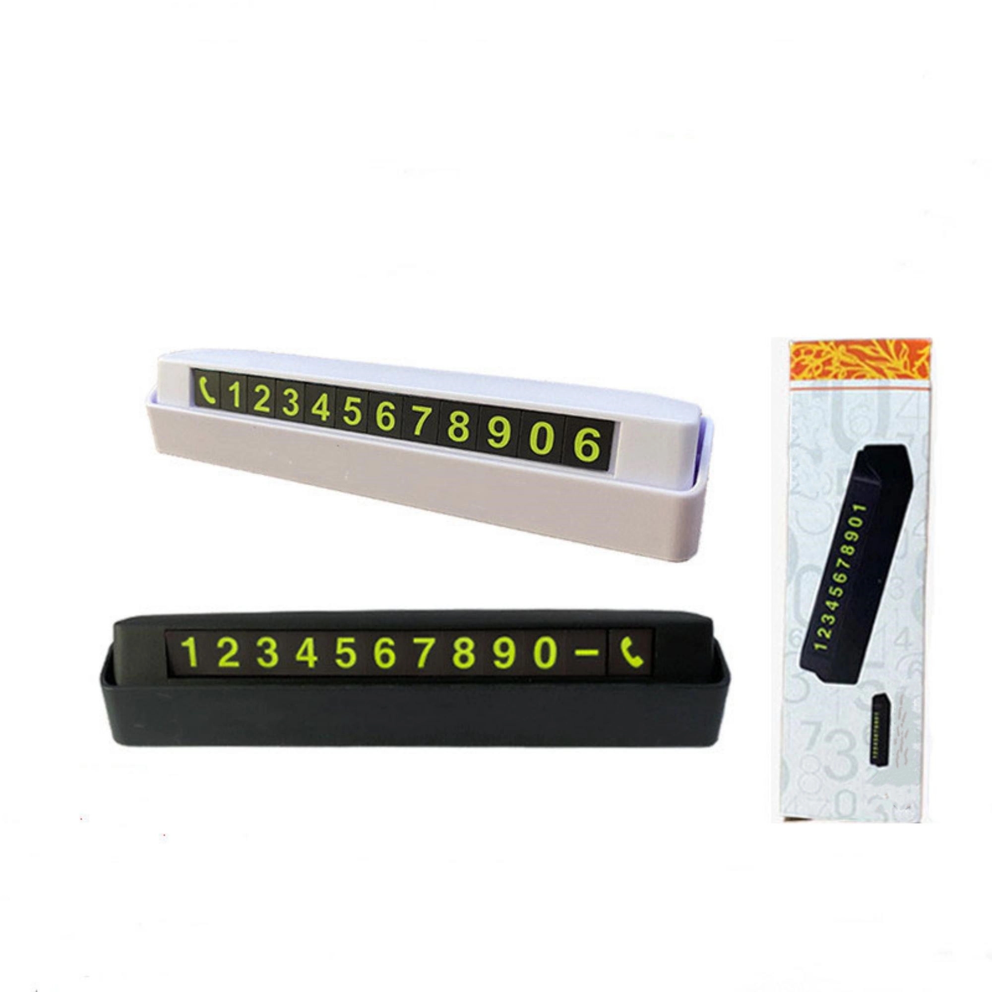 Temporary Car Parking Luminous Number Plate 7